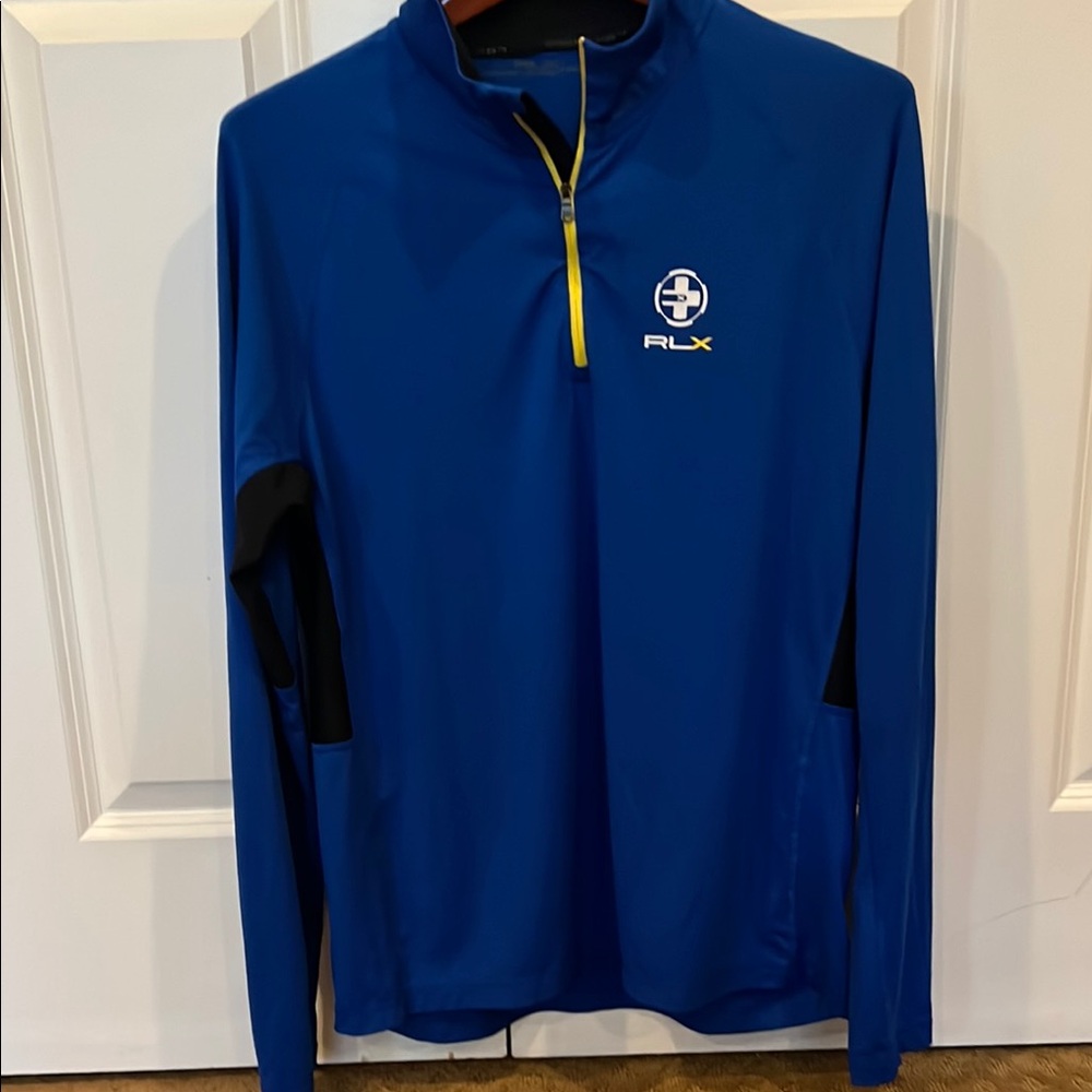 Men's RLX Quarter zip Stylish Lightweight Stretch Layer size L